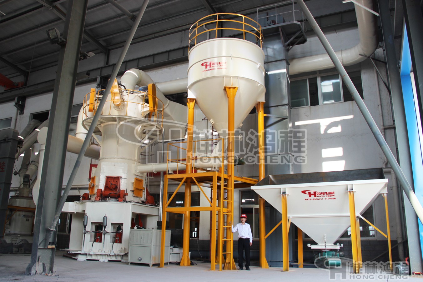 鈦白粉磨粉機，鈦白粉超細立磨機，立磨，立式磨