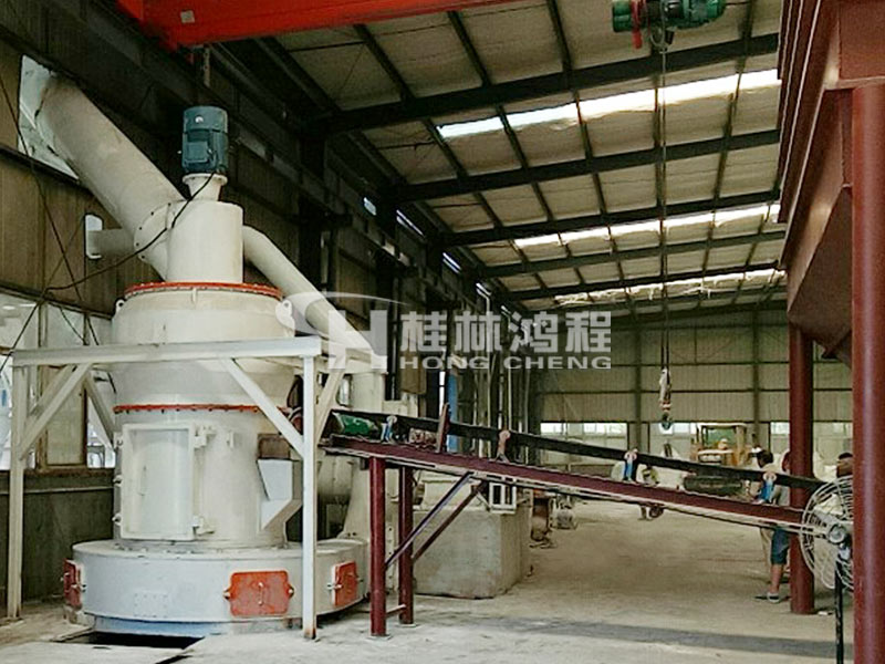 湖北某企業280目輕鈣雷蒙磨加工項目